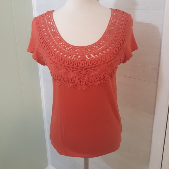 Anthropologie Tops - Anthro meadow rue crochet top sz small *D2